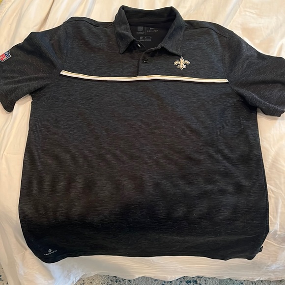 Nike dri fit saints polo size medium - Picture 1 of 3
